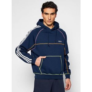 adidas Pulóver Contrast Stitch GN3893 Sötétkék Regular Fit kép