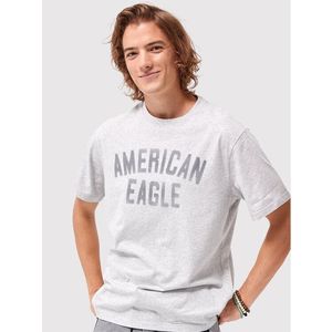 American Eagle Póló 016-0181-5465 Szürke Standard Fit kép