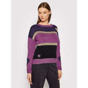 Femi Stories Sweater Pilo Lila Relaxed Fit kép