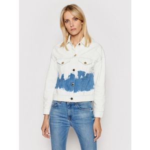 Trussardi Farmer kabát Blitch Tye-Dye 56S00632 Fehér Cropped Fit kép