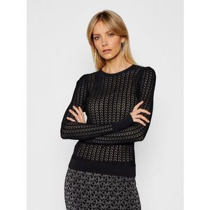 MICHAEL Michael Kors Sweater Crochet Knit MH06PHFBFD Fekete Regular Fit kép