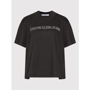 Calvin Klein Jeans Plus Póló J20J217517 Fekete Regular Fit kép