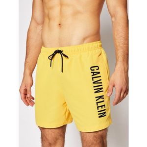 Calvin Klein Swimwear Úszónadrág Medium Drawstring KM0KM00570 Sárga Regular Fit kép