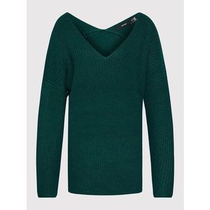 Vero Moda Curve Sweater Lea 10252754 Zöld Regular Fit kép