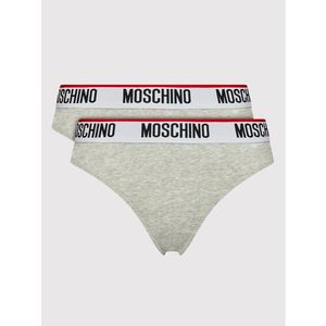 MOSCHINO Underwear & Swim 2 db brazil alsó 4745 9003 Szürke kép
