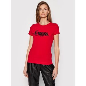 Guess Póló W2RI00 J1311 Piros Slim Fit kép