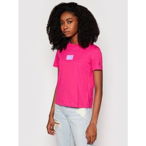 Calvin Klein Jeans Póló J20J216184 Rózsaszín Regular Fit kép