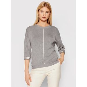 Elisabetta Franchi Sweater MK-18S-16E2-V260 Szürke Relaxed Fit kép