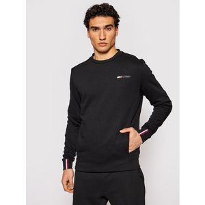 Tommy Hilfiger Pulóver Logo MW0MW17237 Fekete Relaxed Fit kép
