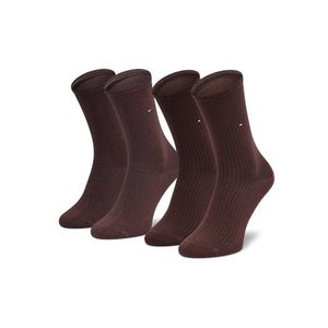 Tommy Hilfiger 2 pár hosszú szárú női zokni 701210526 Barna kép