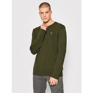 Tommy Jeans Sweater Tjm Essential DM0DM11856 Zöld Regular Fit kép