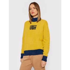 HUF Sweater Disorder WKN0037 Sárga Relaxed Fit kép