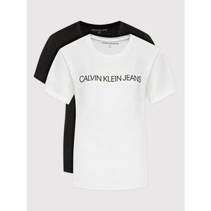 Calvin Klein Jeans Plus 2 póló készlet J20J217516 Fehér Slim Fit kép