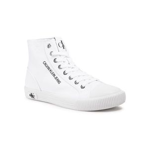 Calvin Klein Jeans Tornacipő Vulcanized Sneaker Highlaceup Co YW0YW00049 Fehér kép