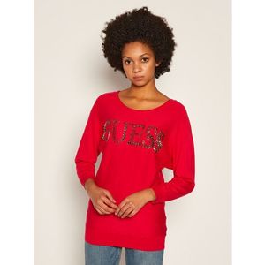 Guess Sweater Tabitha W0BR0M Z2NQ0 Piros Regular Fit kép
