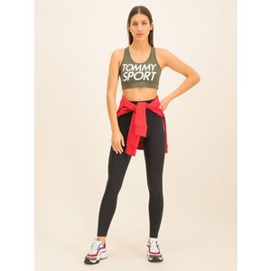 Tommy Sport Melltartó felső Sports Bra Logo S10S100344 Zöld kép