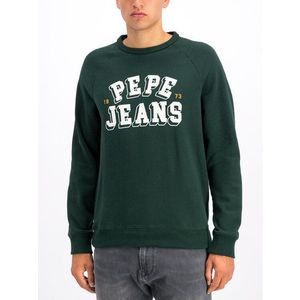 Pepe Jeans Pulóver Linus PM581654 Zöld Regular Fit kép