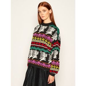 MSGM Sweater 2941MDM140 207764 Fekete Relaxed Fit kép