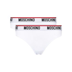 MOSCHINO Underwear & Swim 2 db brazil alsó ZUA4745 9003 Fehér kép