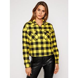 Tommy Jeans Ing Tjw Gingham Check DW0DW08910 Sárga Relaxed Fit kép