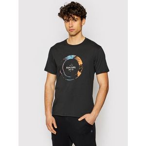 Rip Curl Póló Filter Tee CTESW5 Fekete Relaxed Fit kép