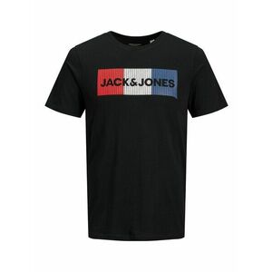 JACK & JONES Póló fekete / fehér / tengerészkék / piros kép