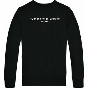 TOMMY HILFIGER Tréning póló fekete / fehér / világospiros / kék kép