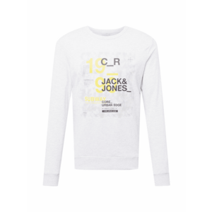 JACK & JONES Tréning póló fehér / sárga / antracit kép