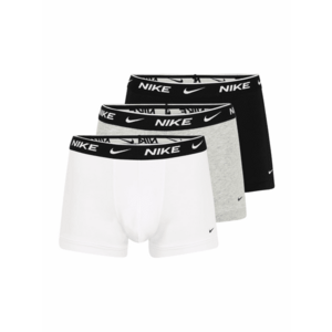 NIKE Sport alsónadrágok fekete / fehér / szürke melír kép