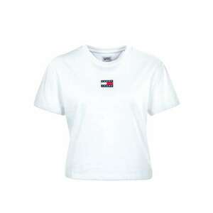 Tommy Jeans Póló fehér / tengerészkék / piros kép