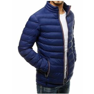 Kék steppelt kabát kép
