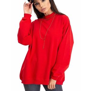 Női piros pulóver kép