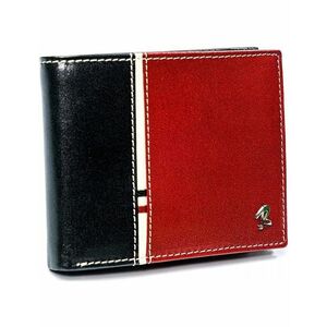 Férfi fekete és piros pénztárca kép