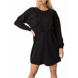fekete női pulóver ruha kép