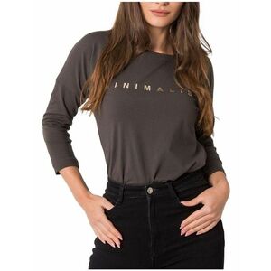 Khaki színű, minimalista női póló kép