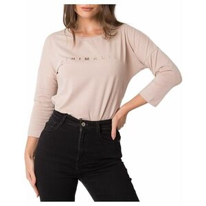 Bézs színű, minimalista női póló kép