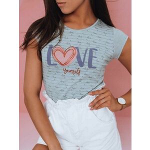 Dstreet Érdekes menta színű női póló Love Yourself kép
