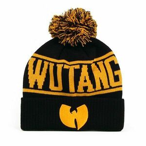 Téli sapka Wu-Tang Logo Winter Cap Black Yellow kép