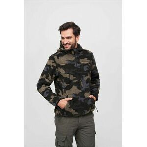 Brandit Teddyfleece Worker Pullover Jacket darkcamo kép