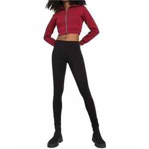 jianna fekete leggings színes csíkkal kép