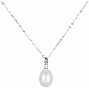 JwL Luxury Pearls JwL Luxury Pearls Ezüst nyaklánc igazgyönggyel JL0436 (lánc, medál) 45 cm kép