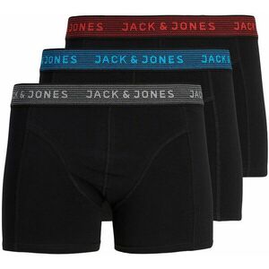 Jack&Jones Jack&Jones 3 PACK - férfi boxeralsó JACWAISTBAND 12127816 Asphalt Hawaian ocean & Fiery red M kép