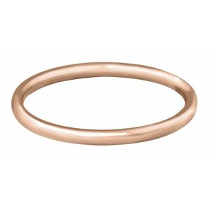Troli Troli Aranyozott minimalista acél gyűrű Rose Gold 52 mm kép