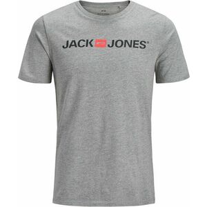 Jack&Jones Jack&Jones Férfi póló JJECORP 12137126 Light grey Melange SLIM FIT - MELANGE XXL kép