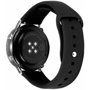 4wrist 4wrist Szilikon szíj Samsung Galaxy Watch-hoz 6/5/4 - Black kép