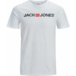 Jack&Jones PLUS Jack&Jones PLUS Férfi póló JJECORP Regular Fit 12184987 White 7XL kép