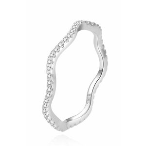 Beneto Beneto Eredeti ezüst gyűrű színtiszta cirkónium kővel AGG226 58 mm kép