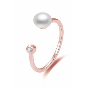 Beneto Beneto Nyitott bronz gyűrű valódi édesvízi gyöngyökkel AGG467-RG kép