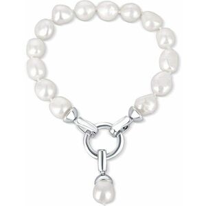 JwL Luxury Pearls JwL Luxury Pearls Valódi fehér gyöngyből készült karkötő JL0560 kép