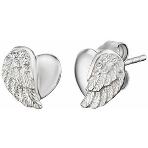 Engelsrufer Engelsrufer Ezüst szív fülbevaló angyal szárnyakkal és cirkónium kövekkel ERE-LILHW-ST kép